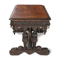 A Renaissance Revival Carved Oak Desk