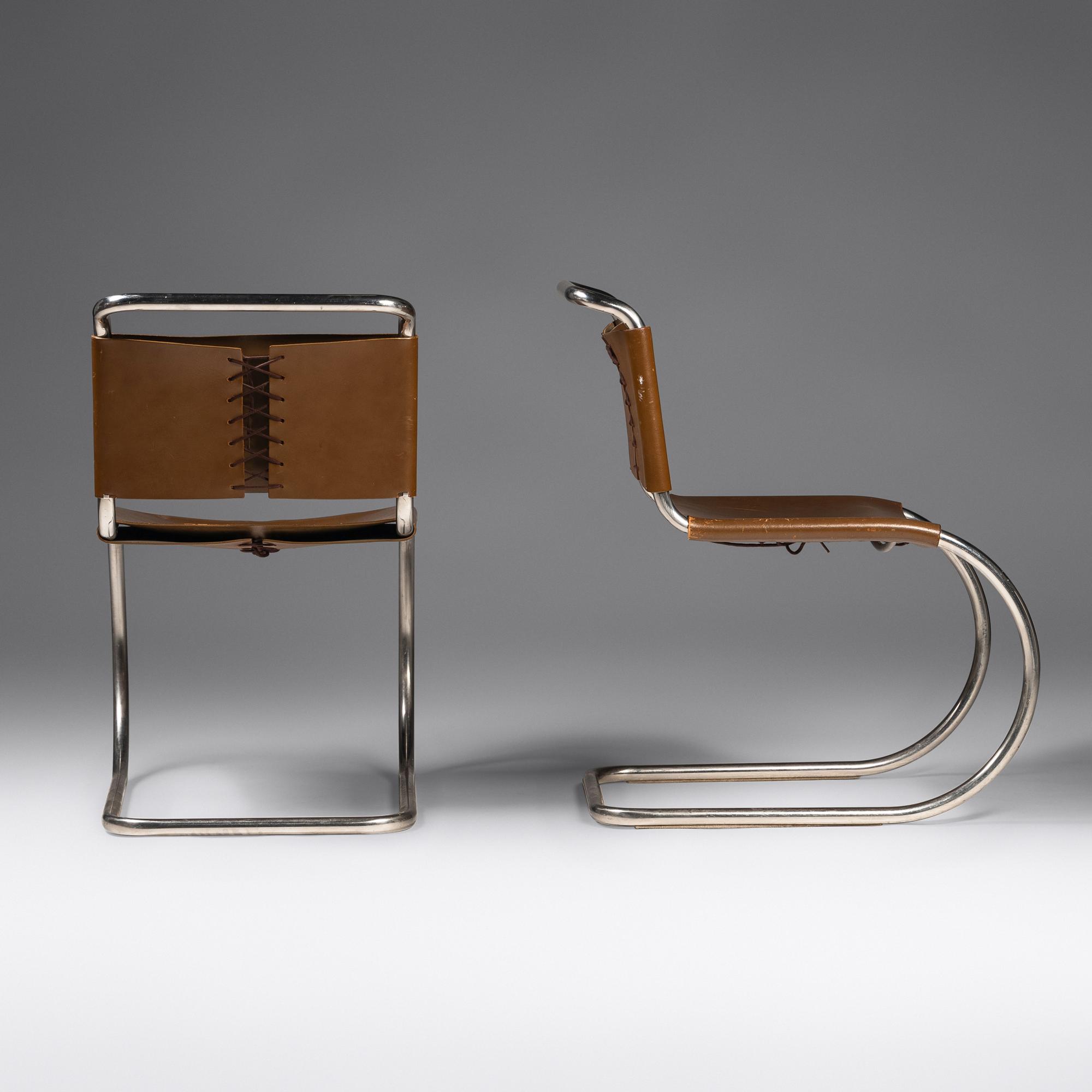 Pair of MR 10 Chairs, c. 1960 Knoll, USA