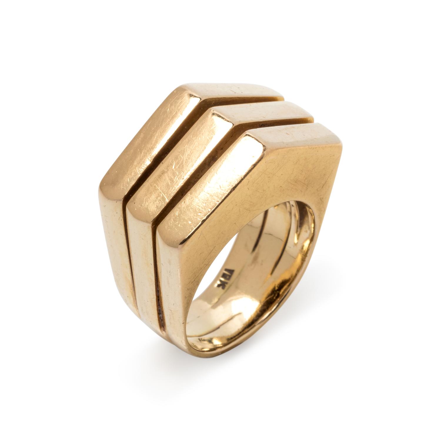 YELLOW GOLD RING