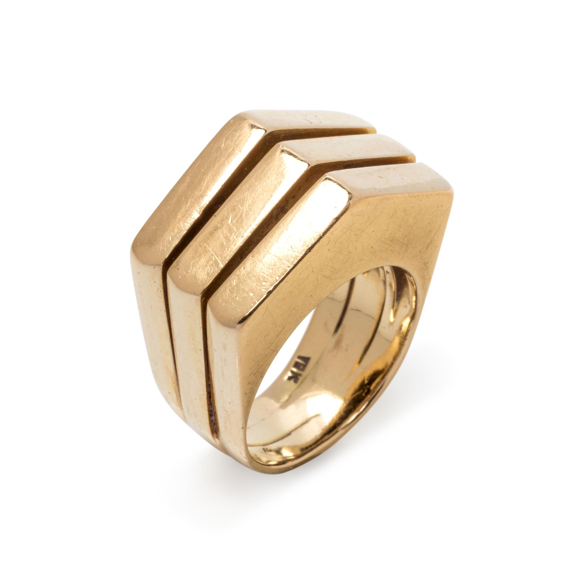YELLOW GOLD RING