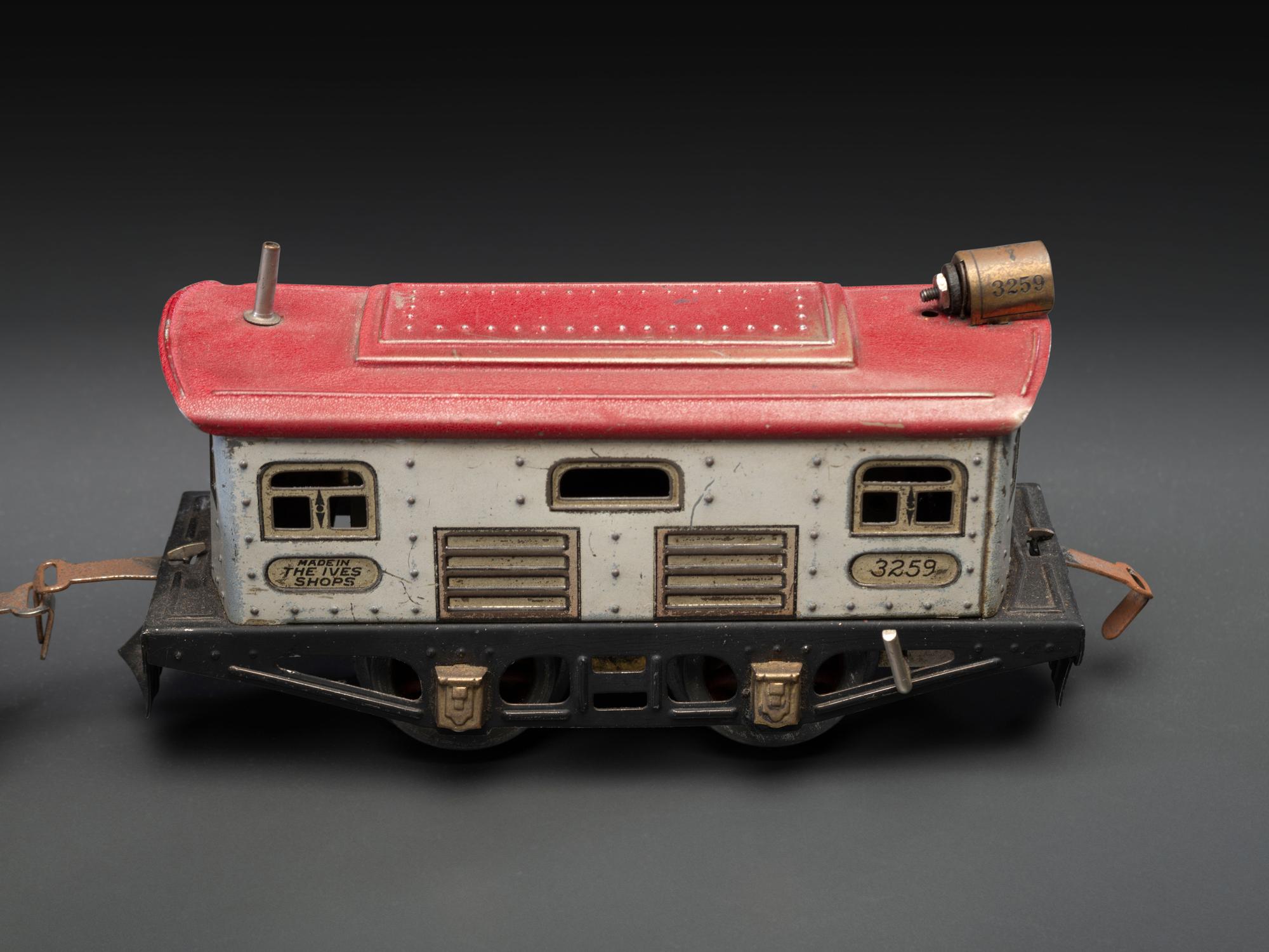 An Ives Tin Lithograph Train Set