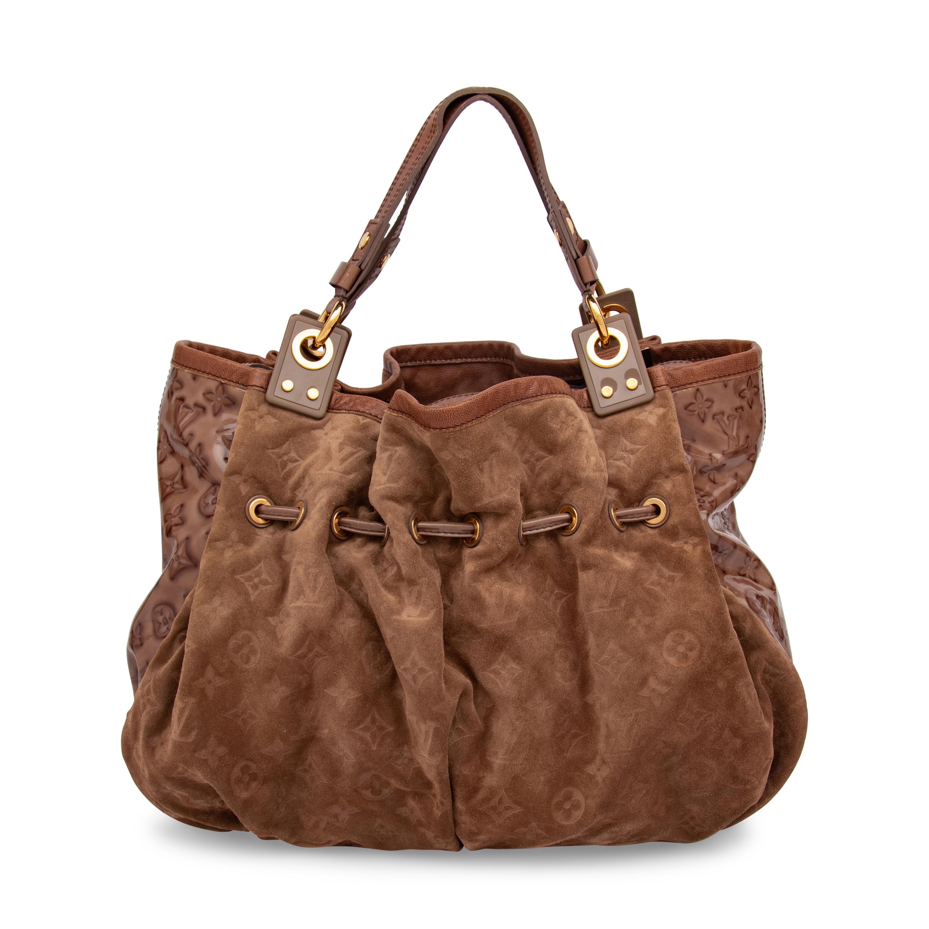 Louis Vuitton, Patent & Suede Irene Coco Bag