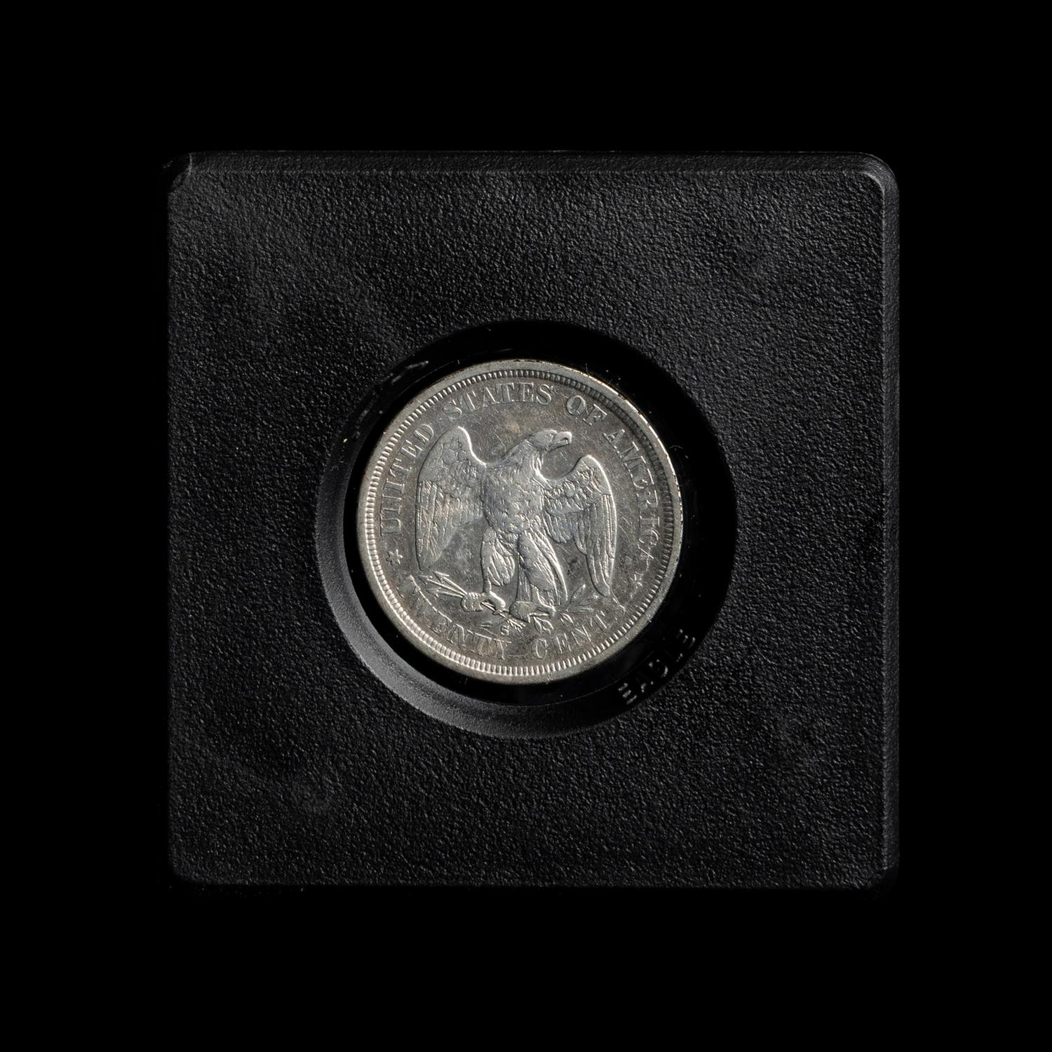 A Collection of Eighteen United States 25c and 20c Coins
