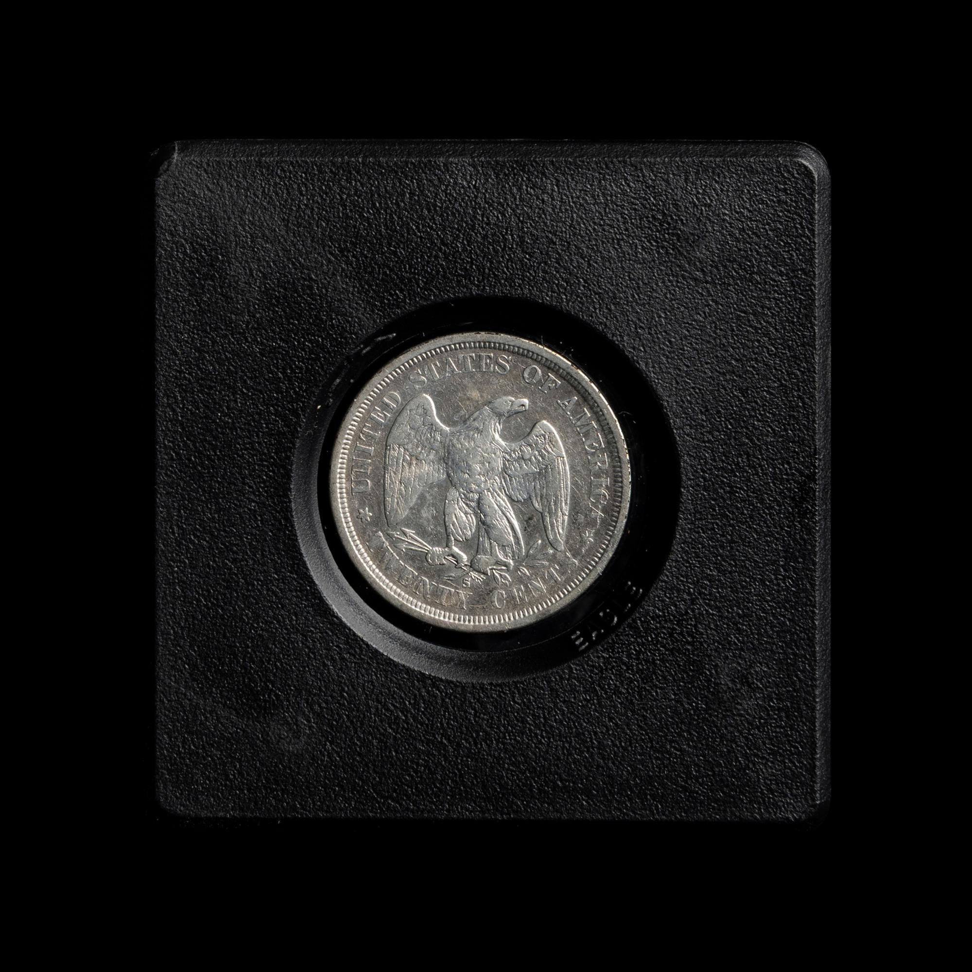 A Collection of Eighteen United States 25c and 20c Coins
