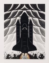 Roger Brown (American, 1941-1997) — Cathedrals of Space , 1983