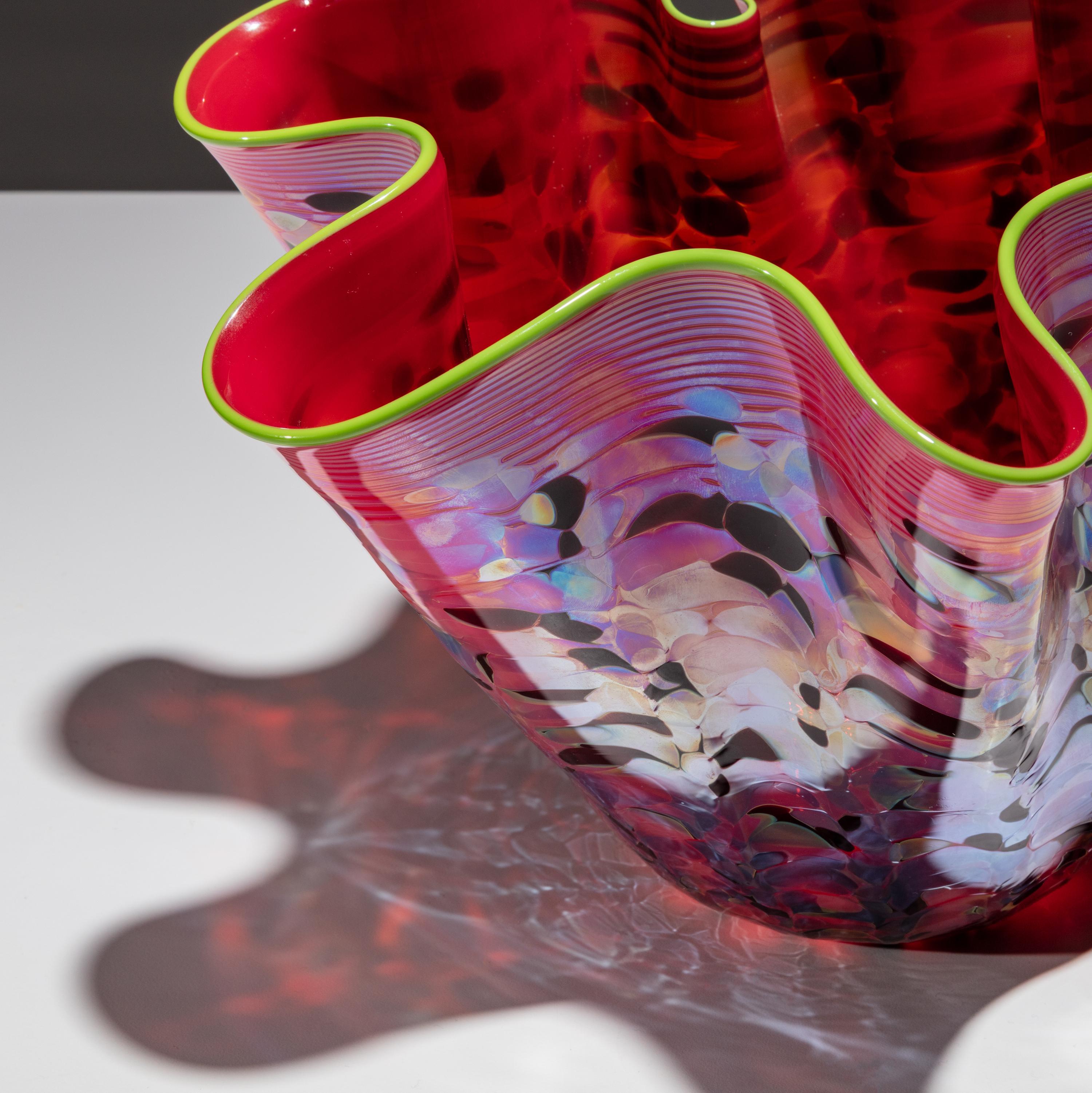 Dale Chihuly (American, b. 1941) — Ruby Macchia