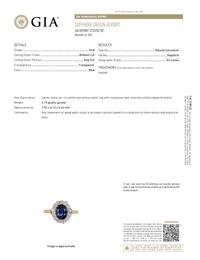 Sapphire, Diamond, and Bicolor Gold Ring