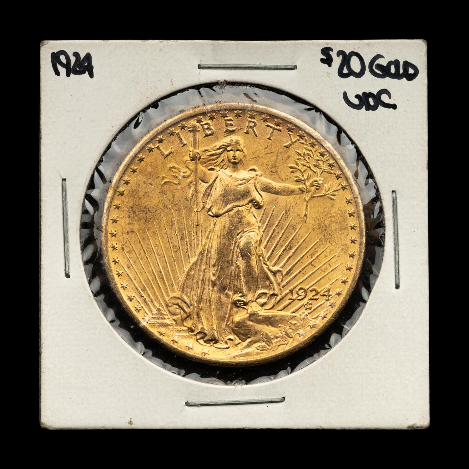 A 1924 Saint-Gaudens $20 Gold Coin