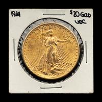 A 1924 Saint-Gaudens $20 Gold Coin