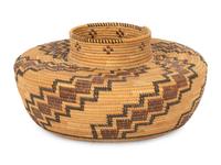 Tulare Polychrome Bottleneck Basket