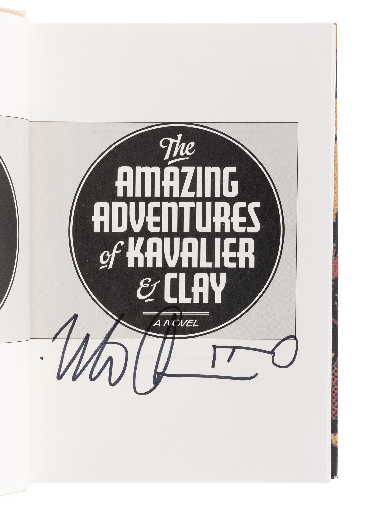 CHABON, Michael (b. 1963). A group of 4 novels by Chabon, comprising: