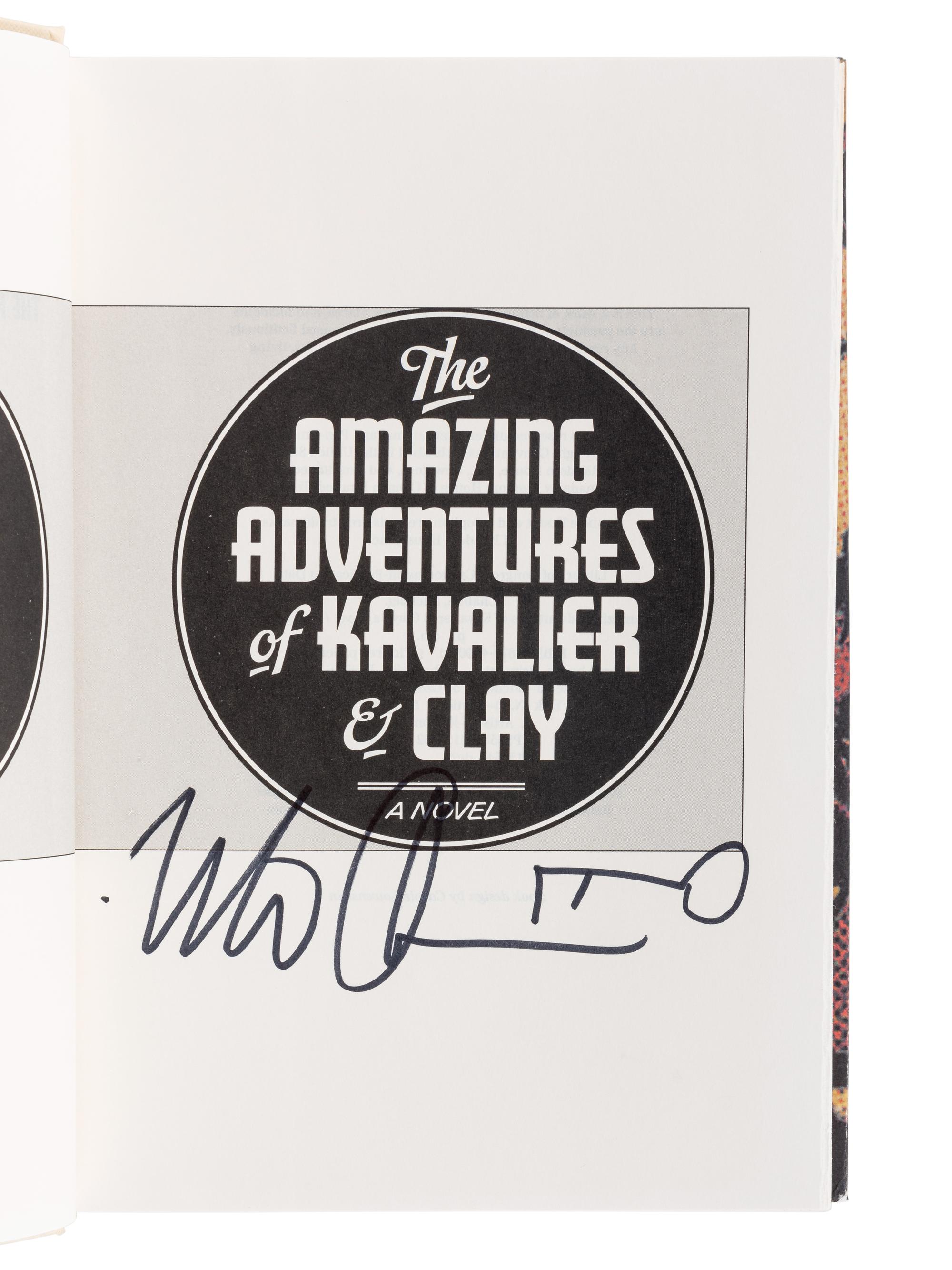 CHABON, Michael (b. 1963). A group of 4 novels by Chabon, comprising: