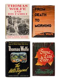 WOLFE, Thomas (1900-1938). A group of 3 FIRST EDITIONS, comprising: