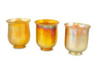Six Tiffany Studios Favrile Glass Items