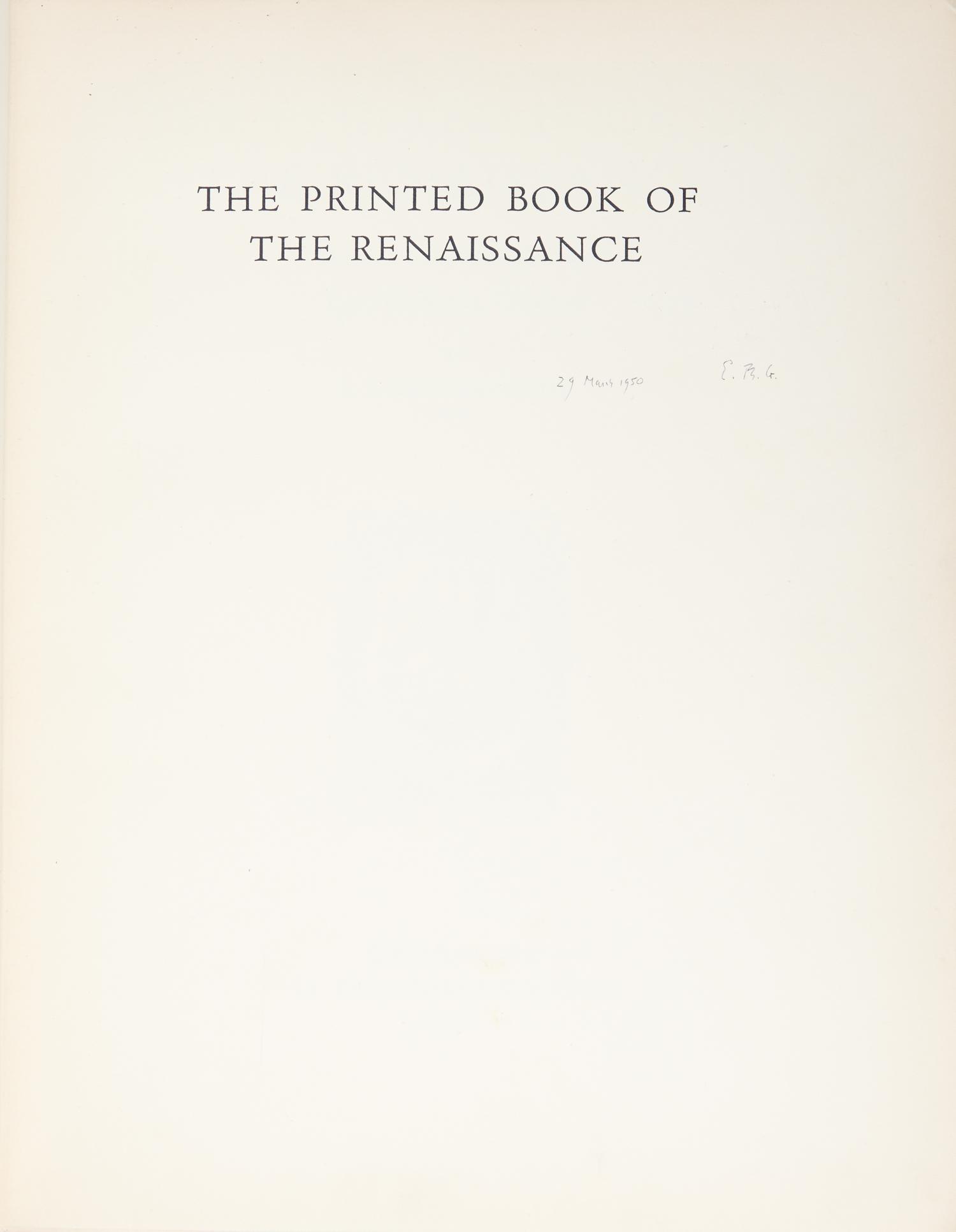[Books on Books] Group of 3 Works from the Library of Book Collector Ernest P. Goldschmidt