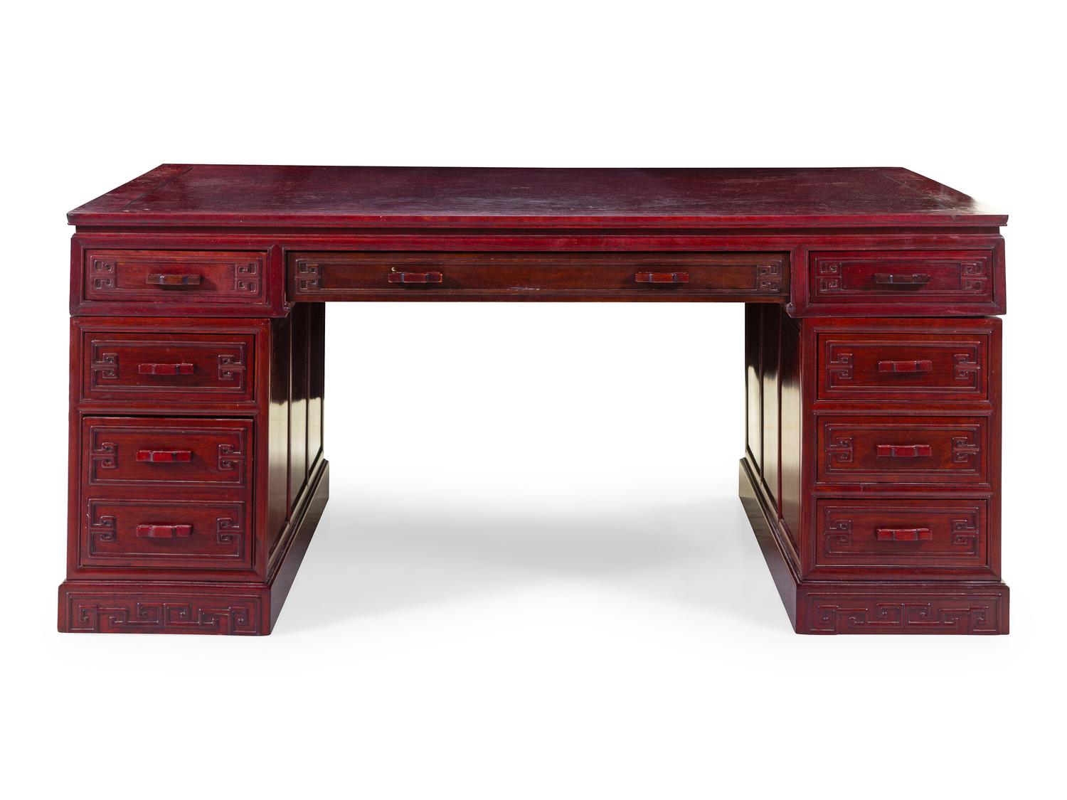 A Large Huanghuali Wood Scholar's Desk