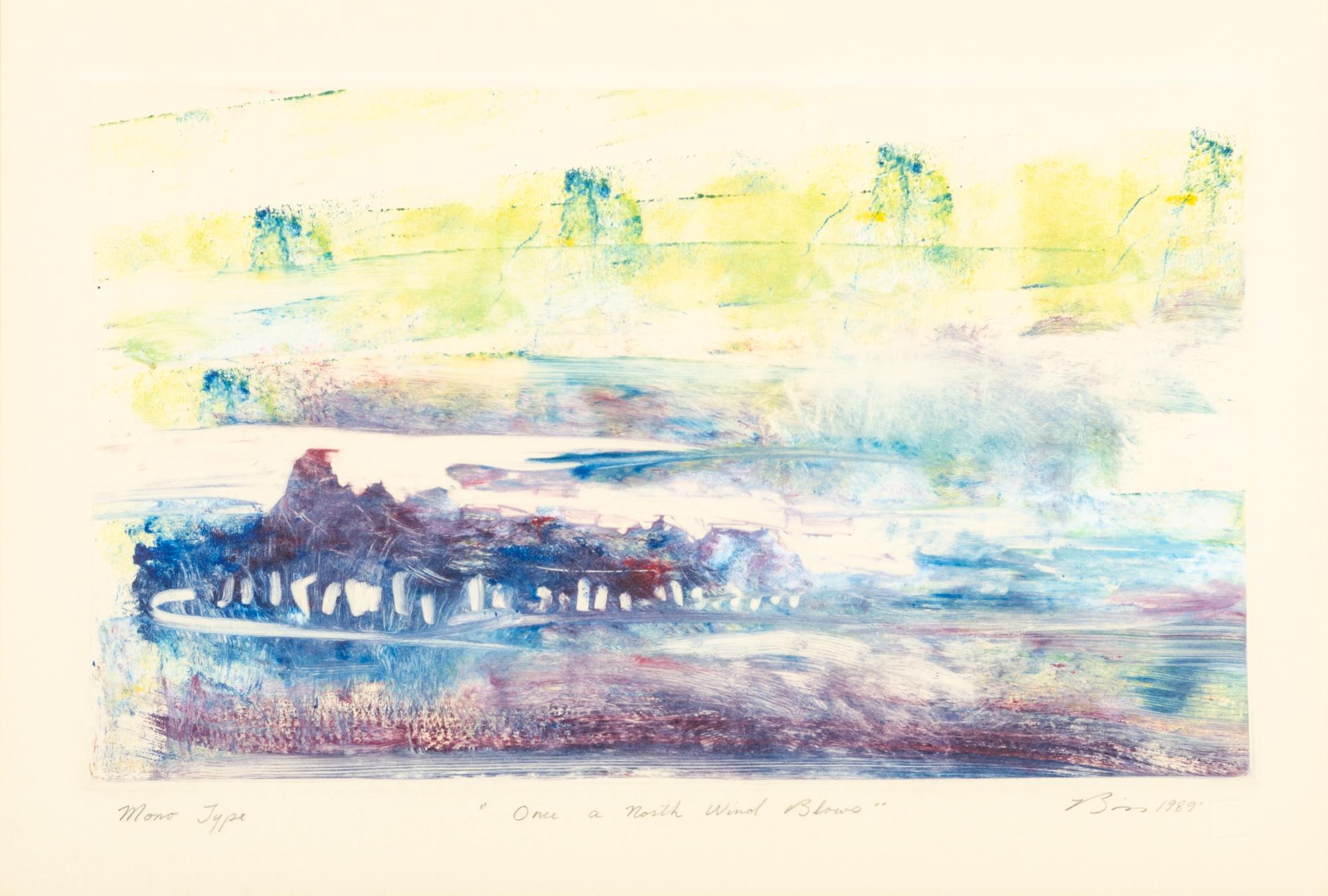Earl Biss 11 x 16 inches — (American, 1947-1998)