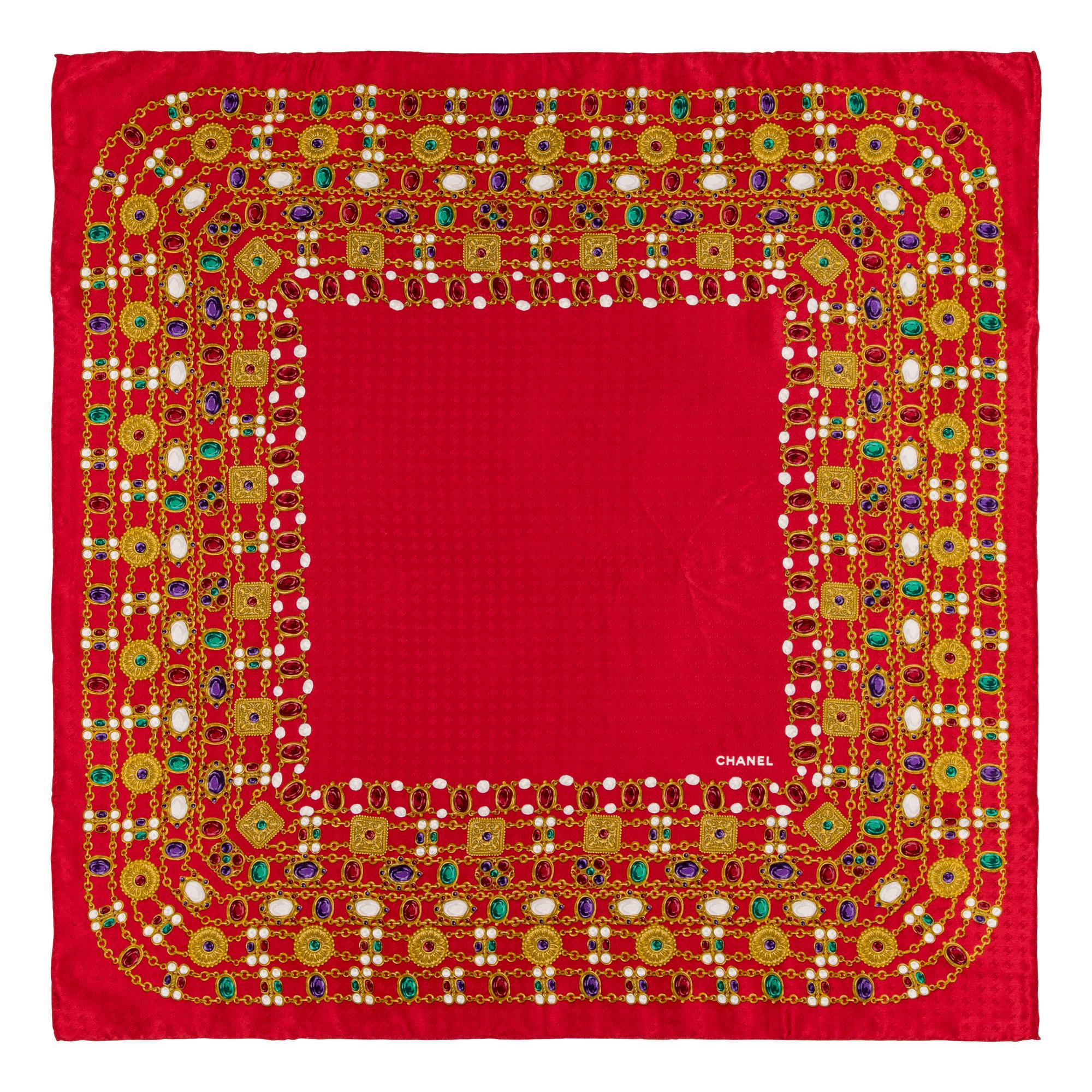Chanel, Five Silk Scarves
