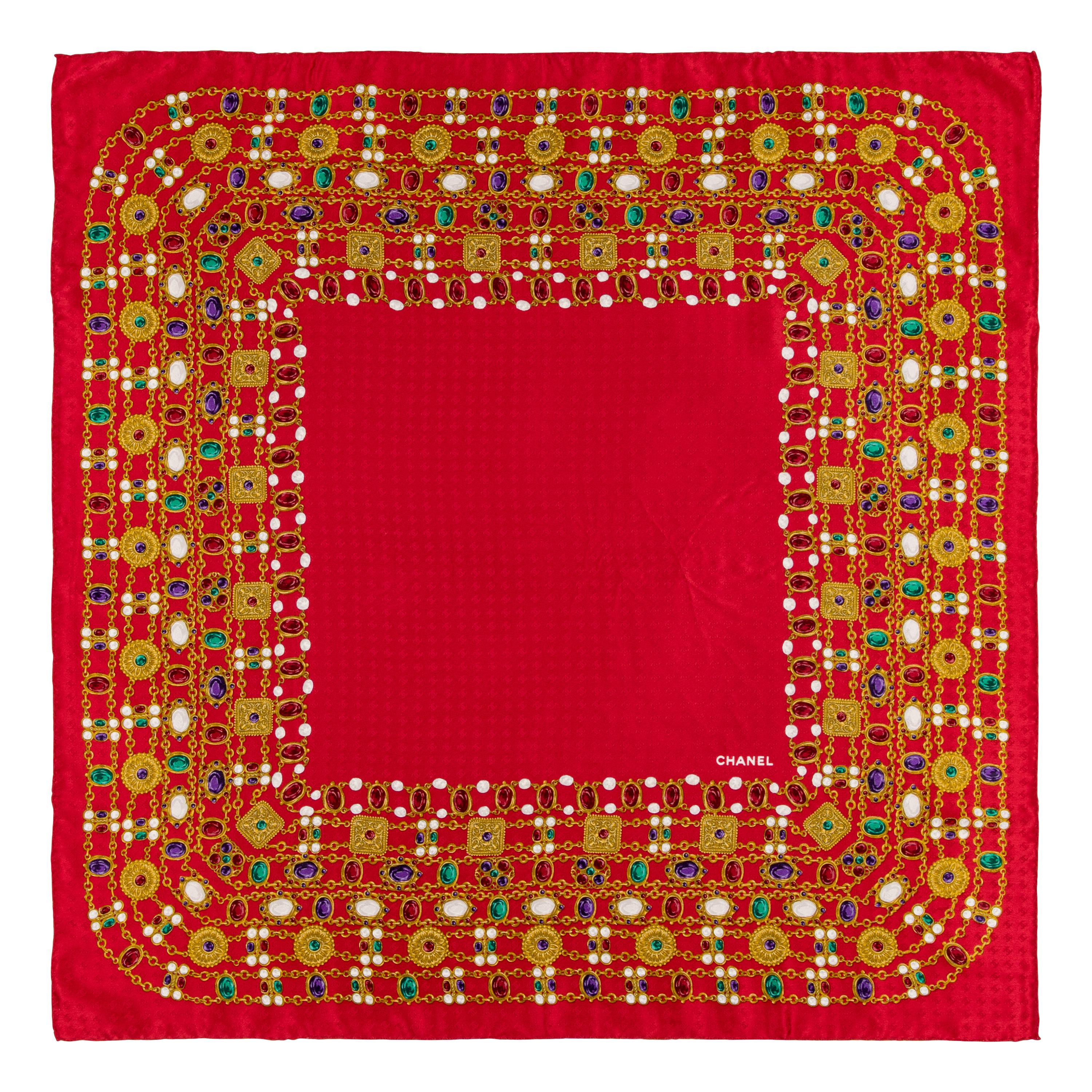 Chanel, Five Silk Scarves
