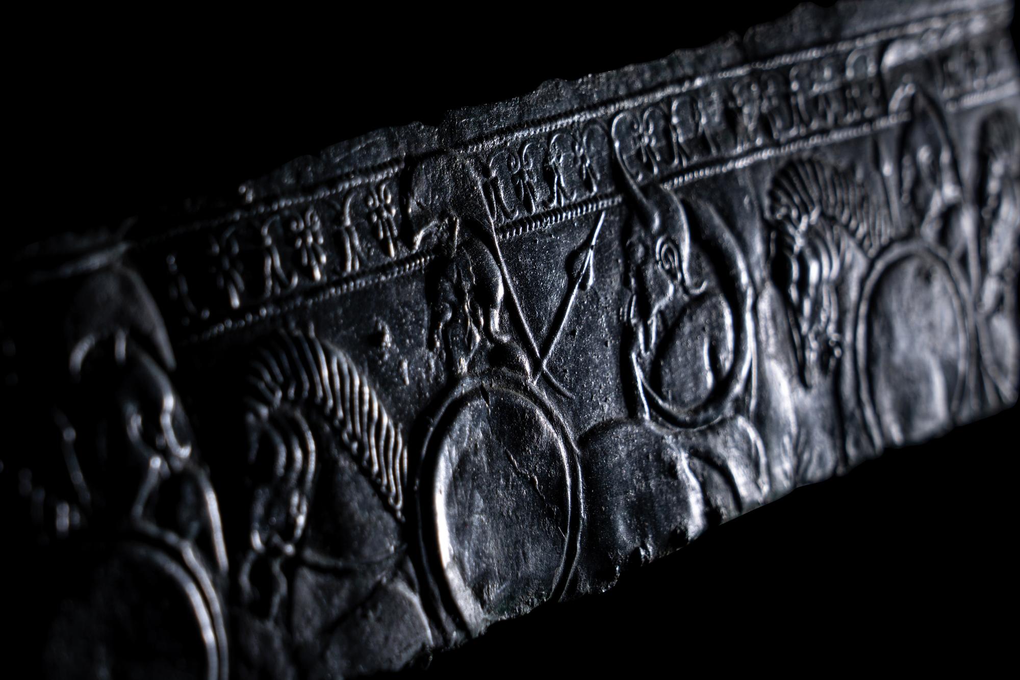 An Etruscan Bronze Fragment of a Relief