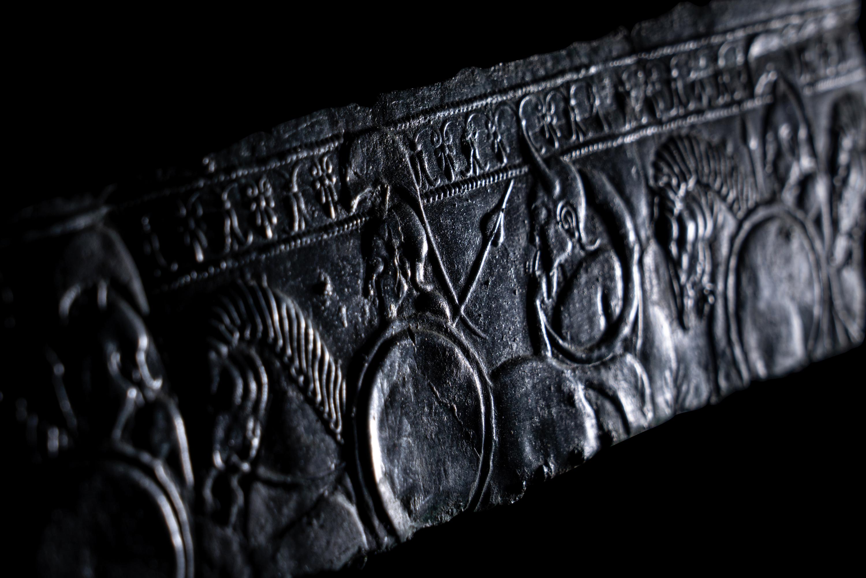 An Etruscan Bronze Fragment of a Relief