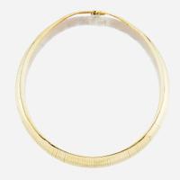 A diamond and sapphire gold necklace