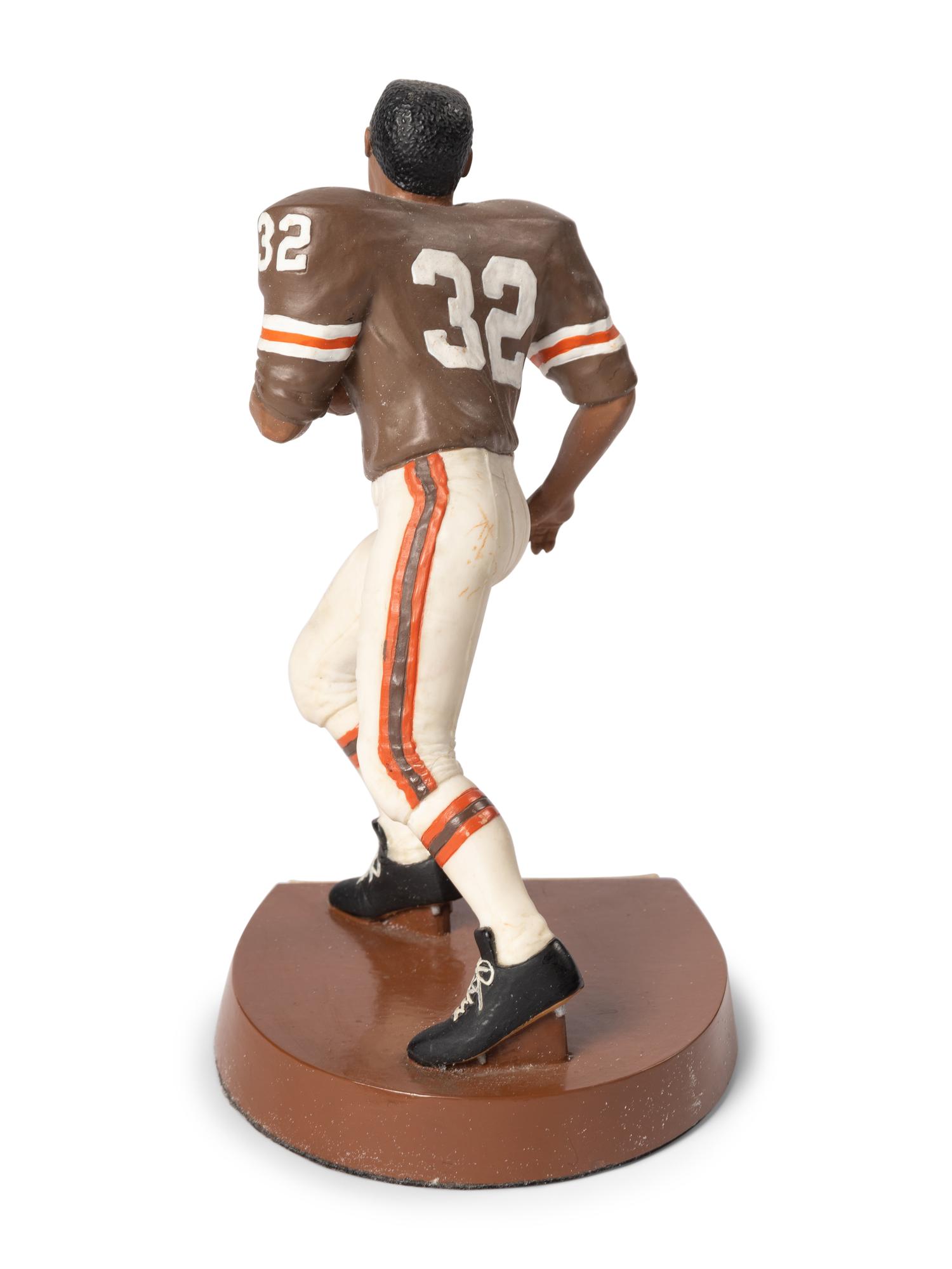 A Jim Brown Signed Autograph Salvino Figure,
