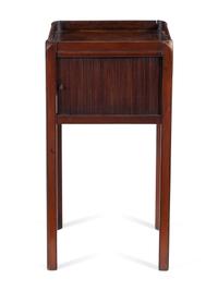 A Late George III Carved Mahogany Decanter Table