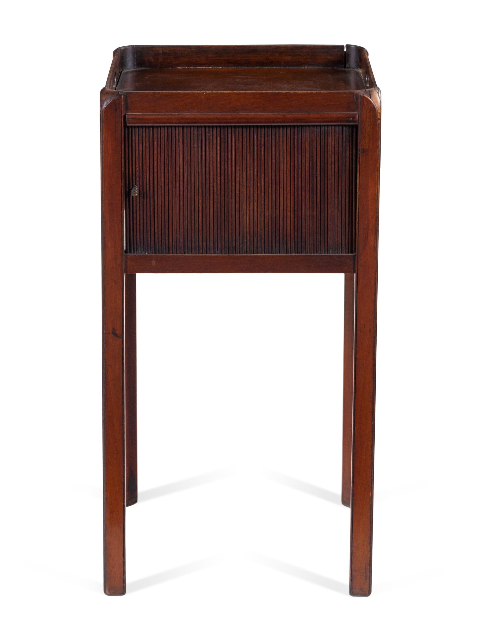 A Late George III Carved Mahogany Decanter Table