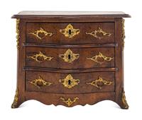 A Louis XV Style Walnut Diminutive Commode