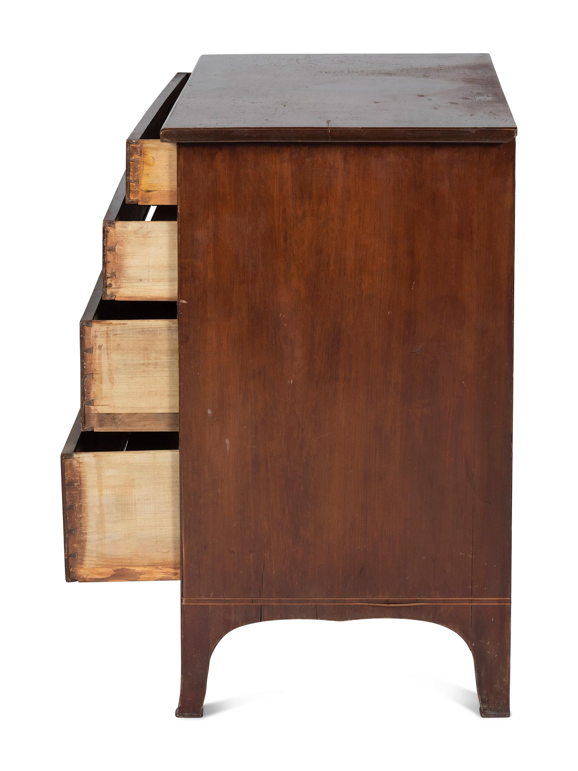 A Federal Cherrywood Chest of Drawers