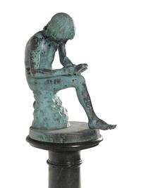 An Italian Bronze Model of Spinario
