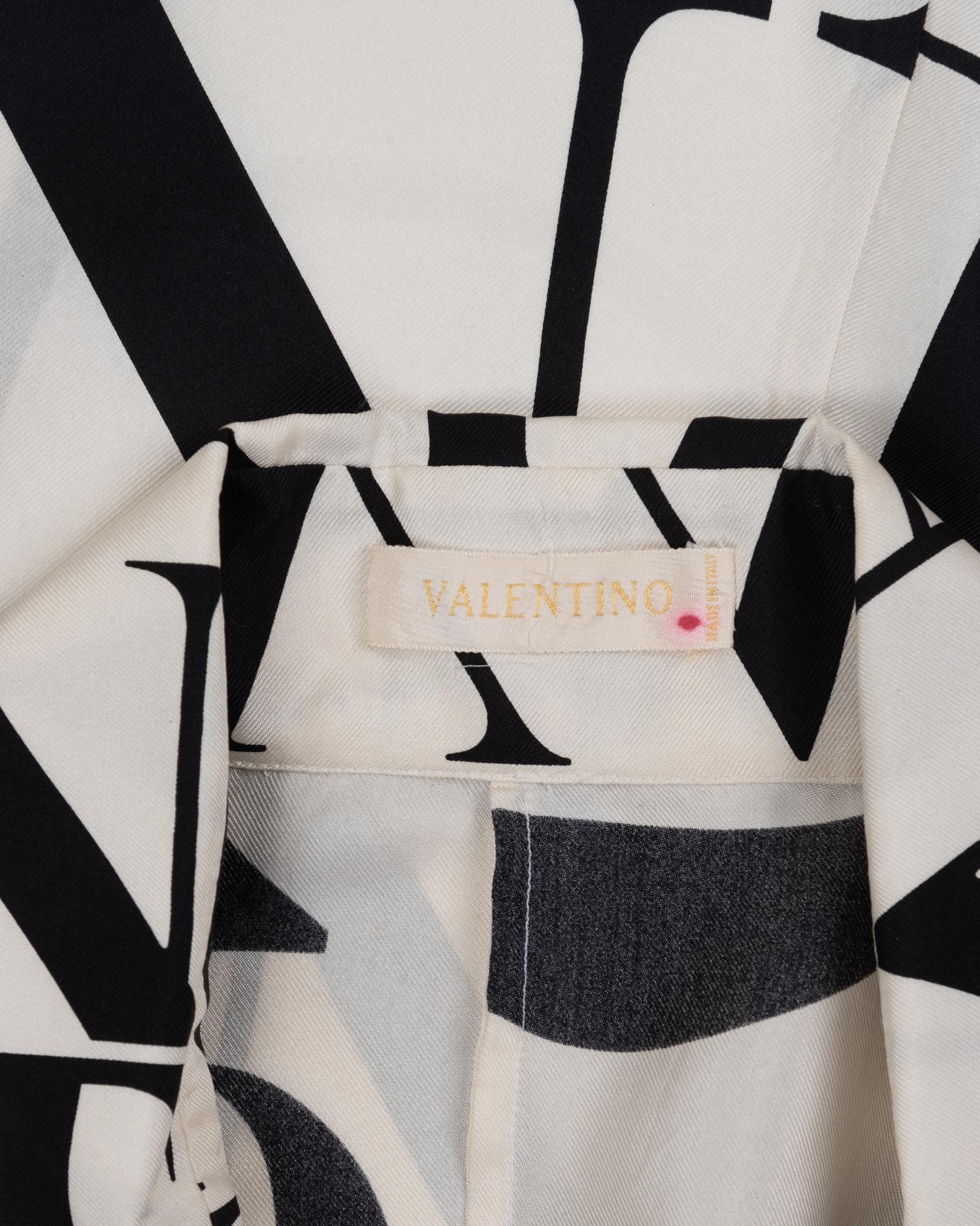 Collection of Five Valentino Pieces: One Two-Piece Skirt Suit and Three Blouses