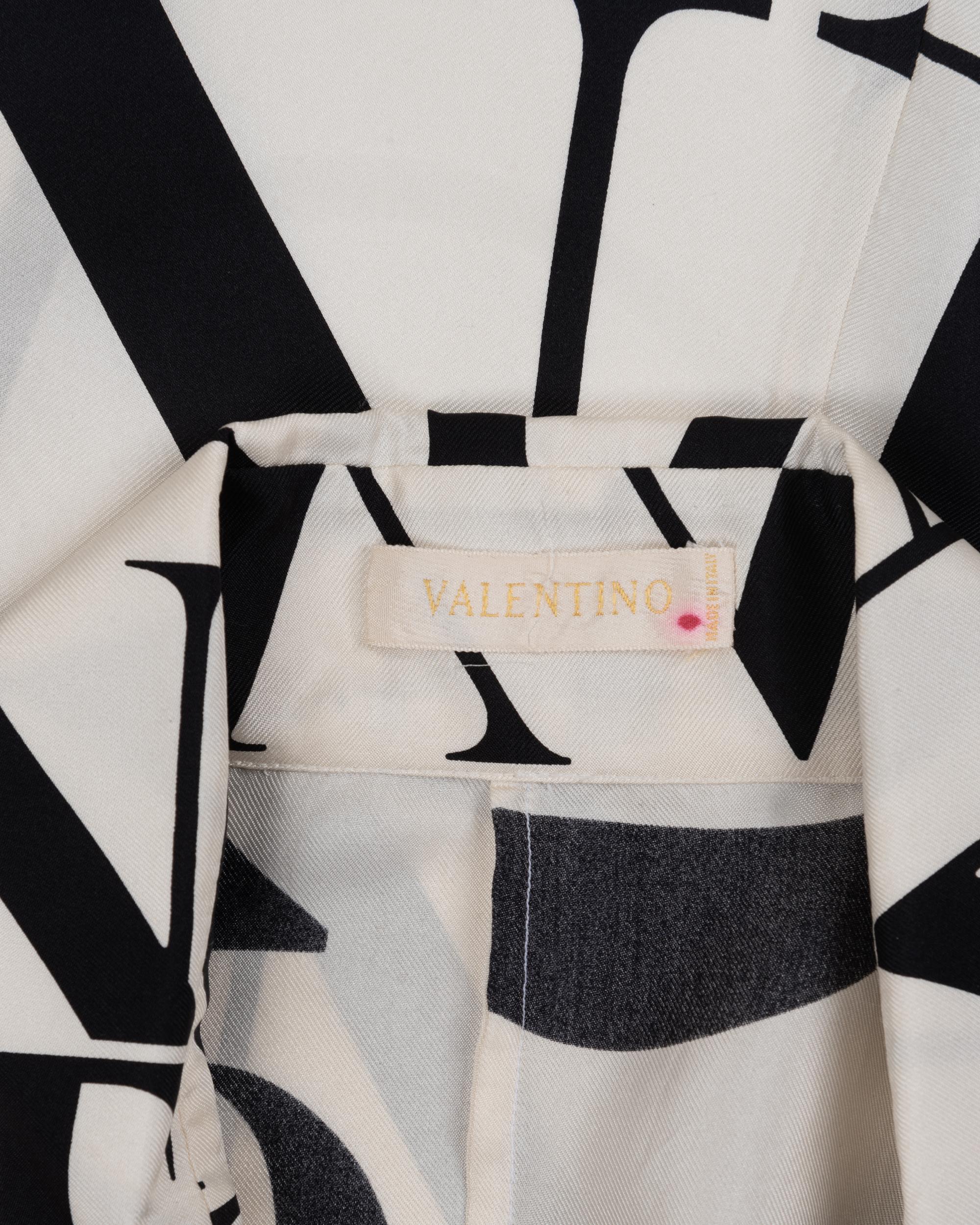 Collection of Five Valentino Pieces: One Two-Piece Skirt Suit and Three Blouses