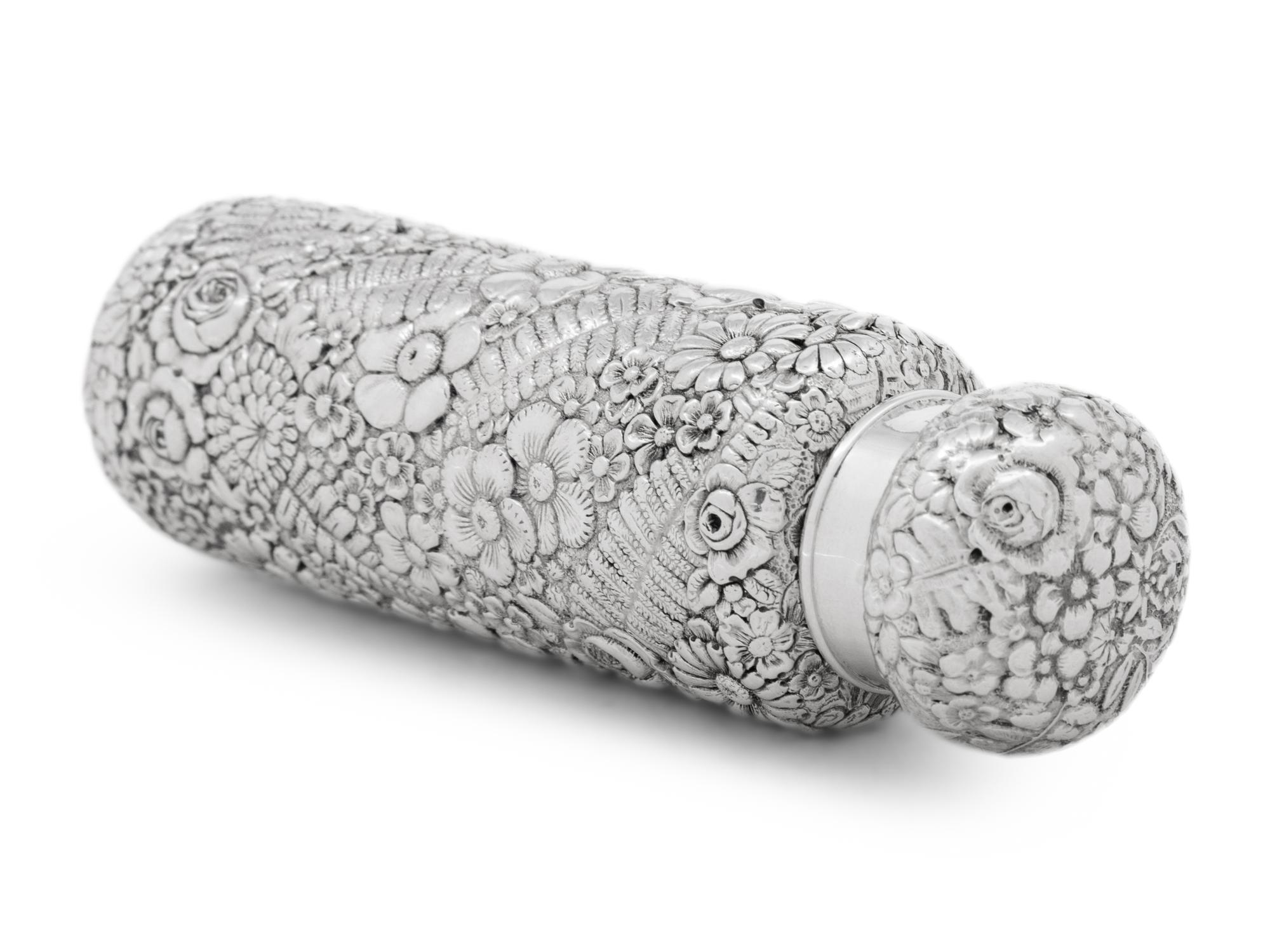 A Tiffany and Co. Silver Scent Flask