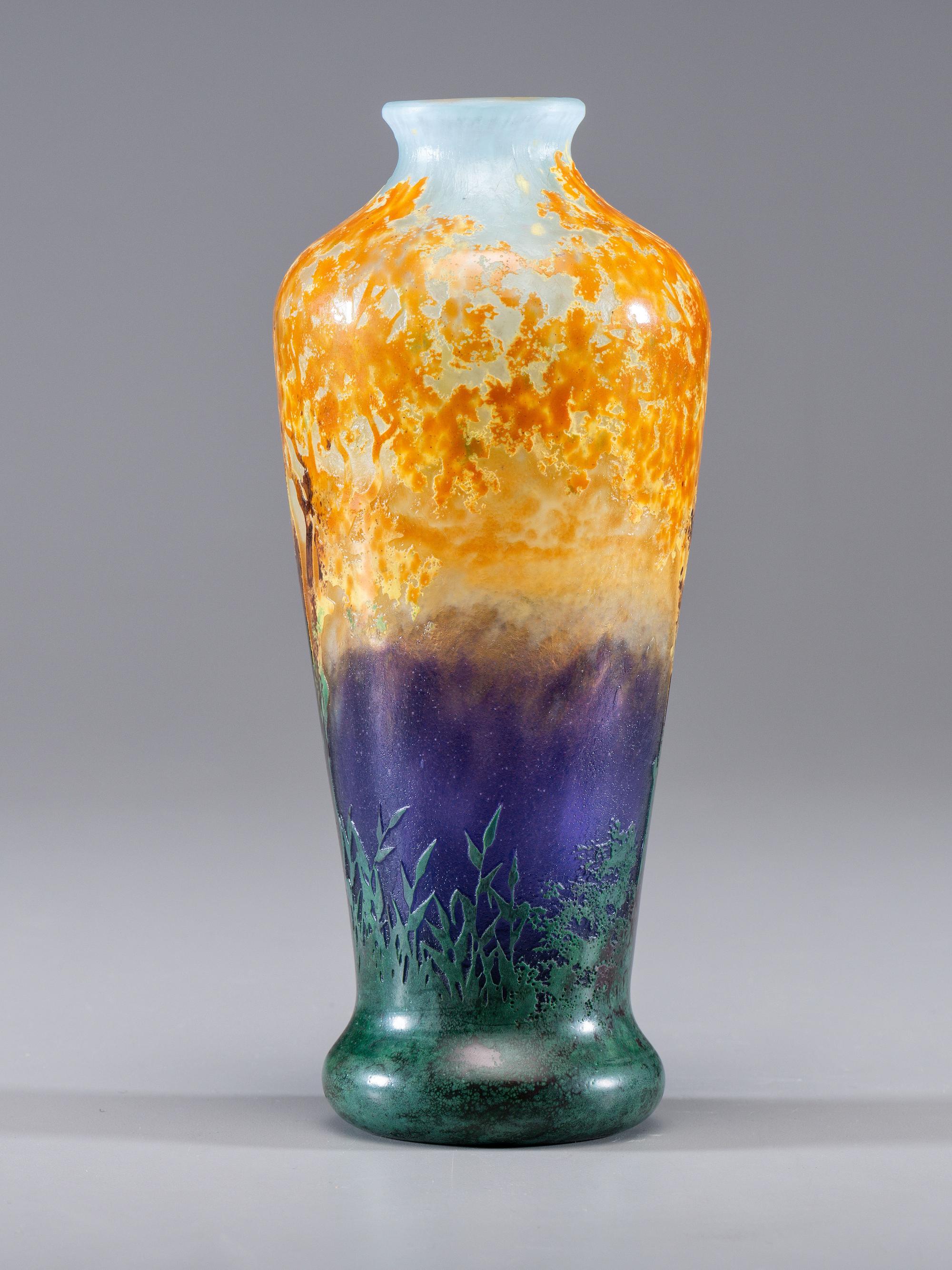 Vitrified Impressionist Vase