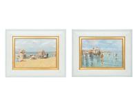 At the Beach (two works)