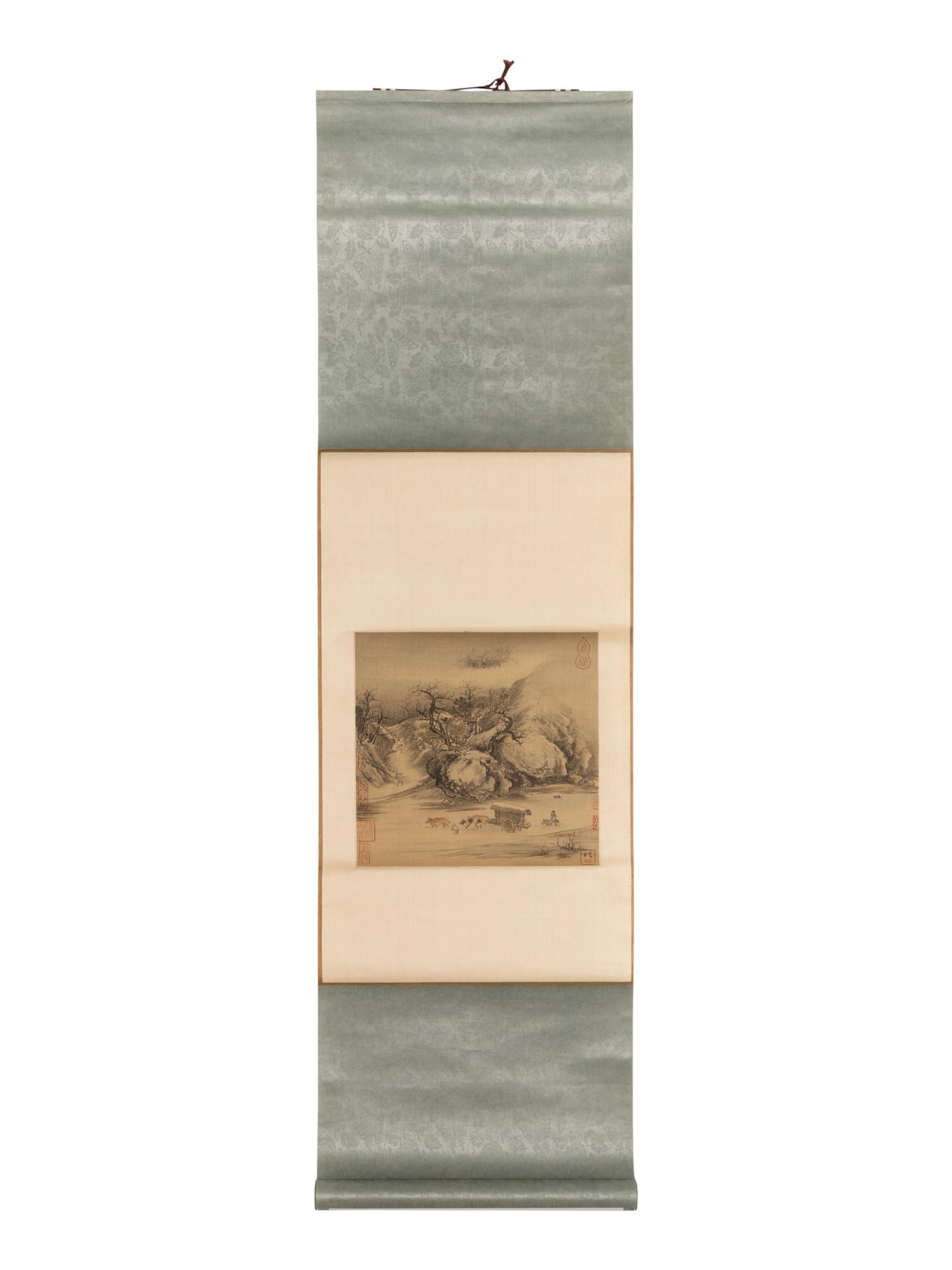 Three Chinese Prints Depicting Landscape 精印書畫立軸三幅