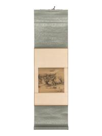 Three Chinese Prints Depicting Landscape 精印書畫立軸三幅