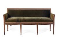 An Italian Carved Fruitwood Settee