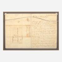 [Declaration of Independence] [New York] Livingston, Philip Manuscript Letter, signed