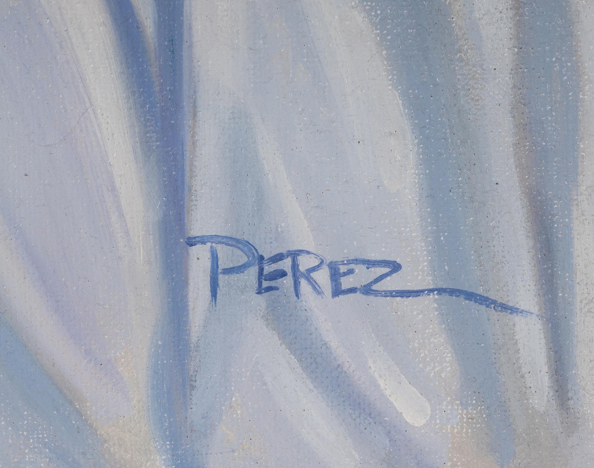 An Original Dick Perez Babe Ruth Painting