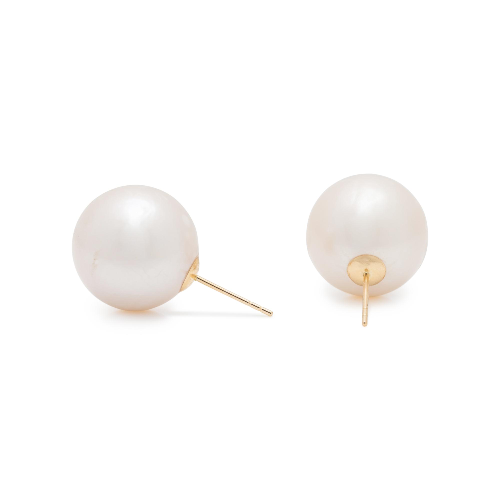 CULTURED PEARL STUDS EARRINGS
