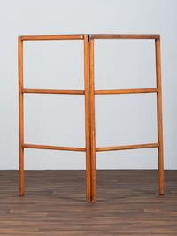 A Country Carved Pine Quilt Rack