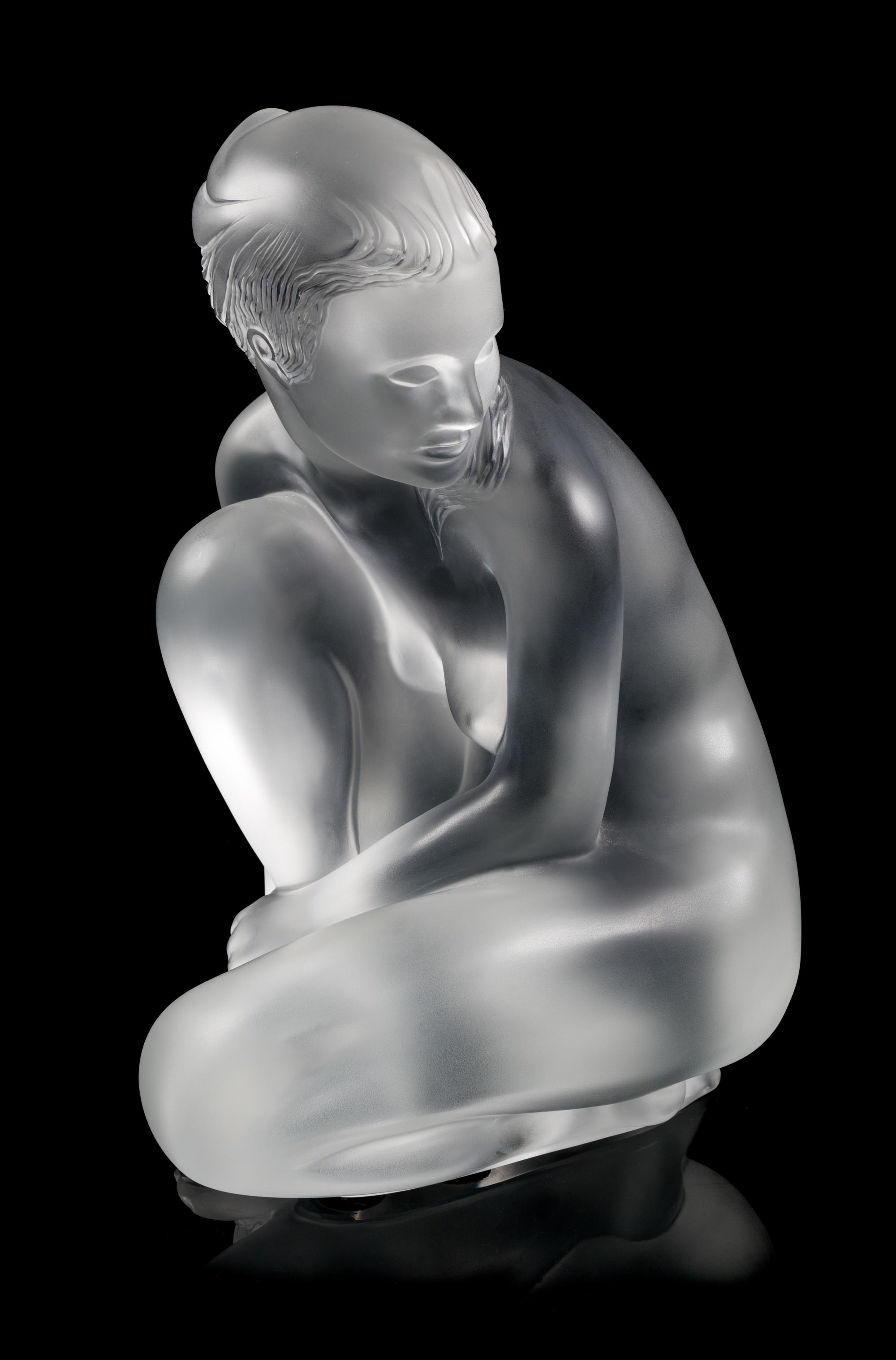 Lalique, a limited edition molded and frosted glass Grand Nue Venus figure, numbered 18/99
