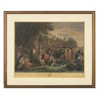 [Philadelphia] West, Benjamin. William Penn's Treaty with the Indians, when he founded the Province of Pensylvania in North America 1681