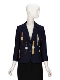 Libertine, Watch-Embellished Navy Blazer