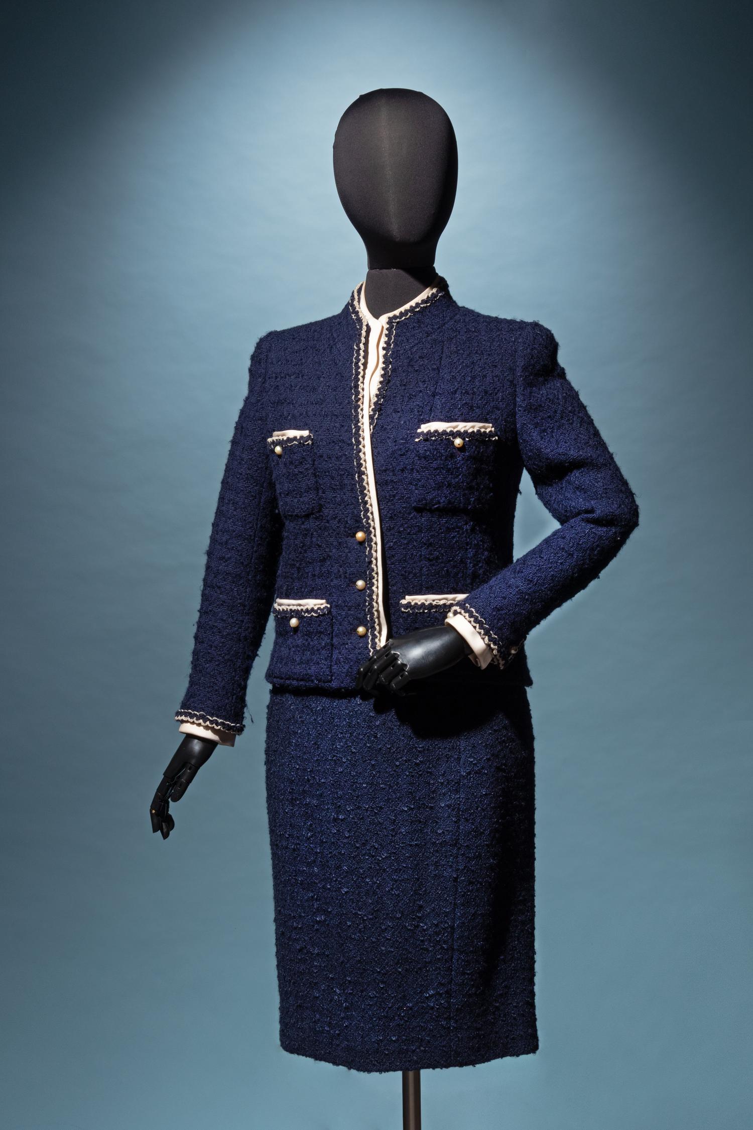 Chanel Haute Couture Wool Tweed Skirt Suit with Removable Facings, Spring/Summer 1997