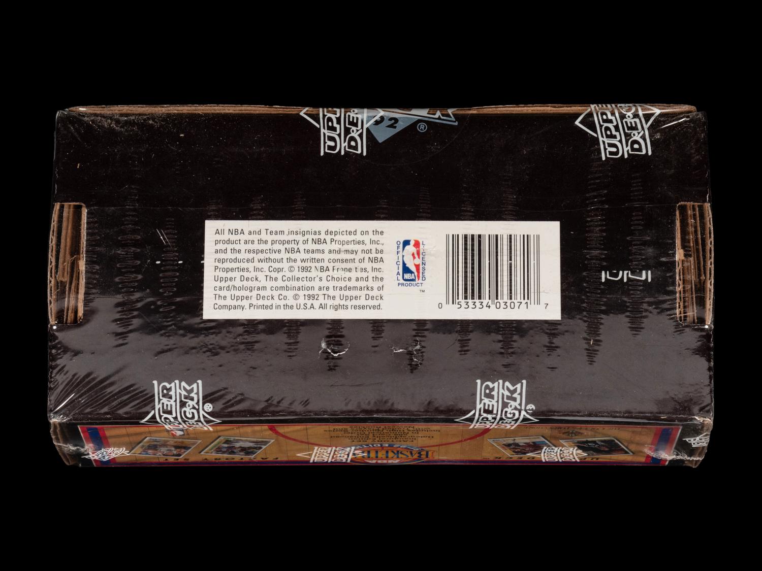 A Large Group of 1991-92 Upper Deck Basketball Unopened Material,