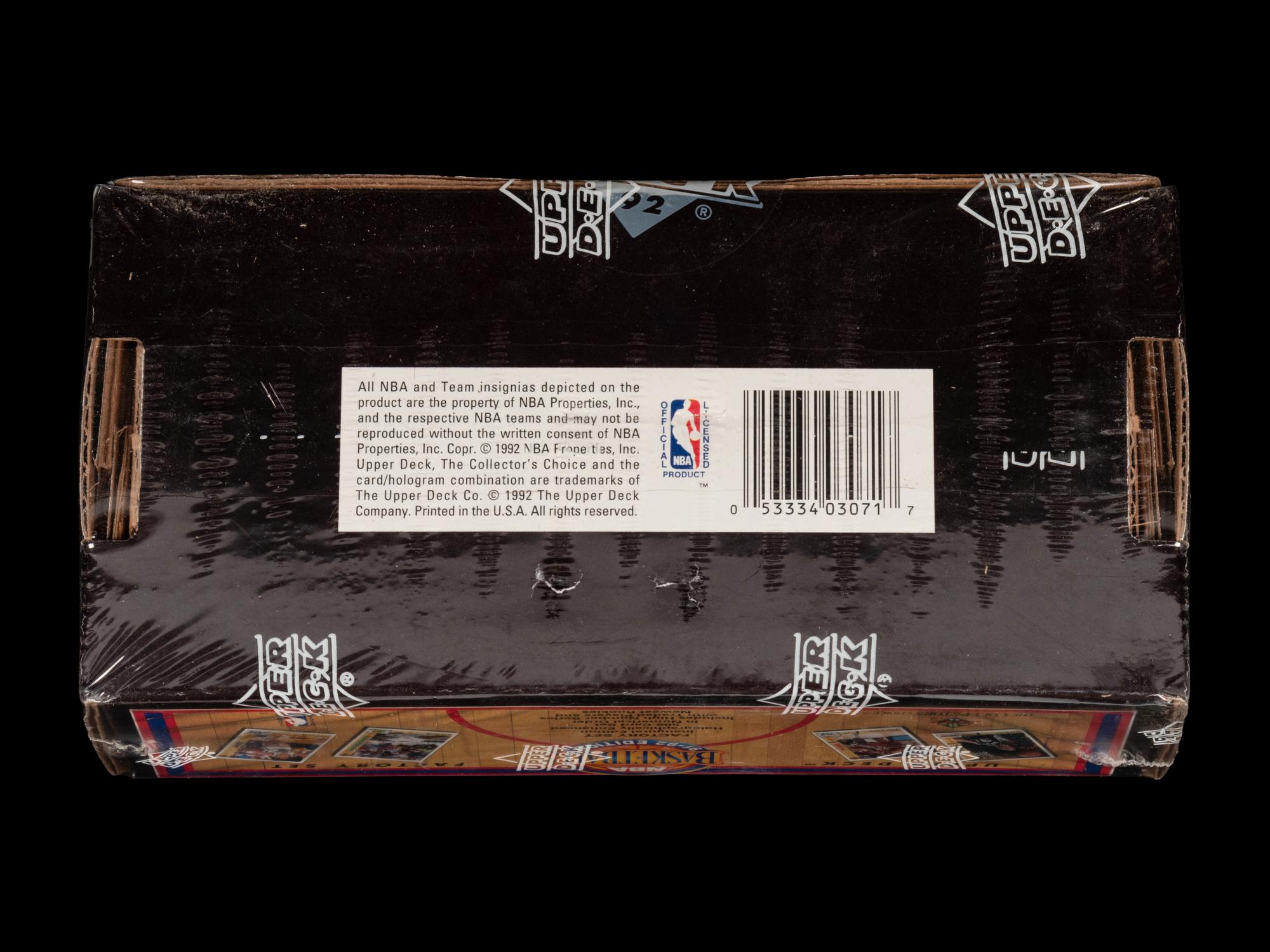 A Large Group of 1991-92 Upper Deck Basketball Unopened Material,